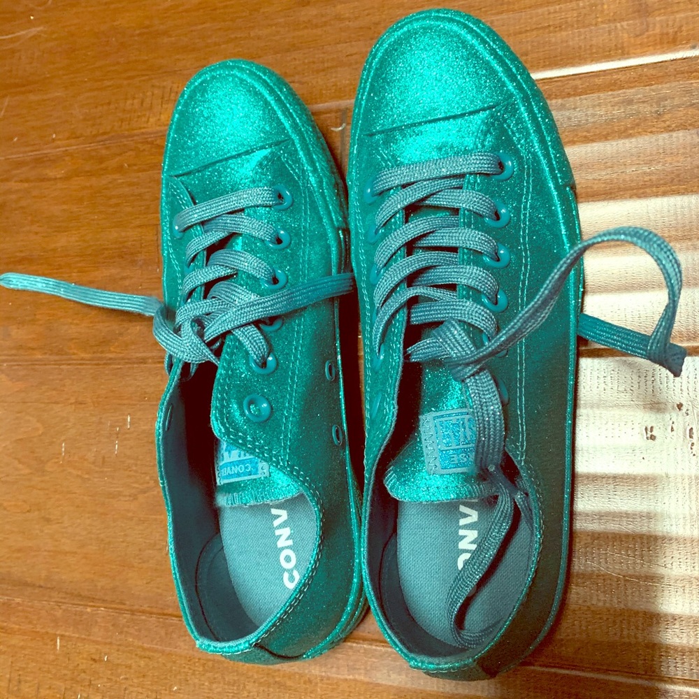 Converse Ctas Low Top Britany Blue Glitter